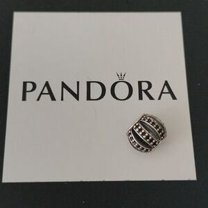 Pandora Retired Sterling Silver Leading Lady Bead with Clear Zirconia - 791115CZ